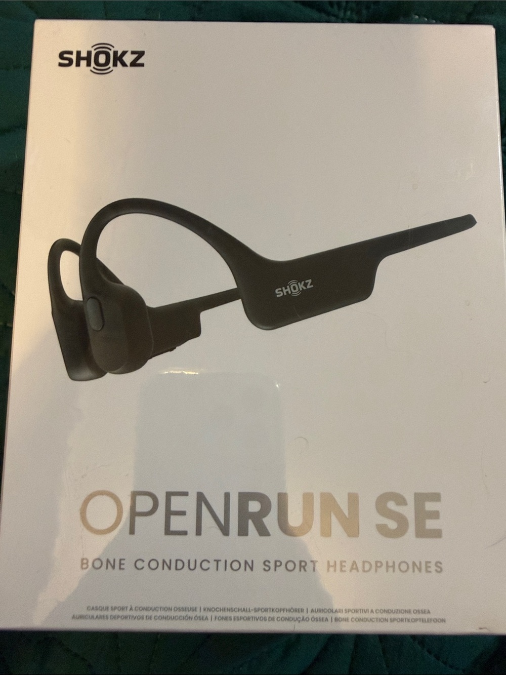 Shokz OpenRun SE Bone Conduction Sport Headphones — Black
